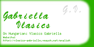 gabriella vlasics business card